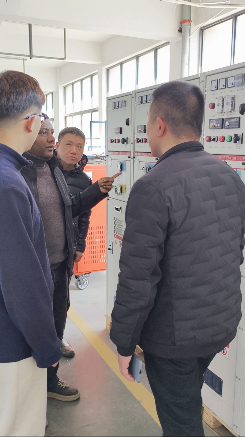 EEU専門家が20セットの変電所プログラムのためにケシュンを訪問